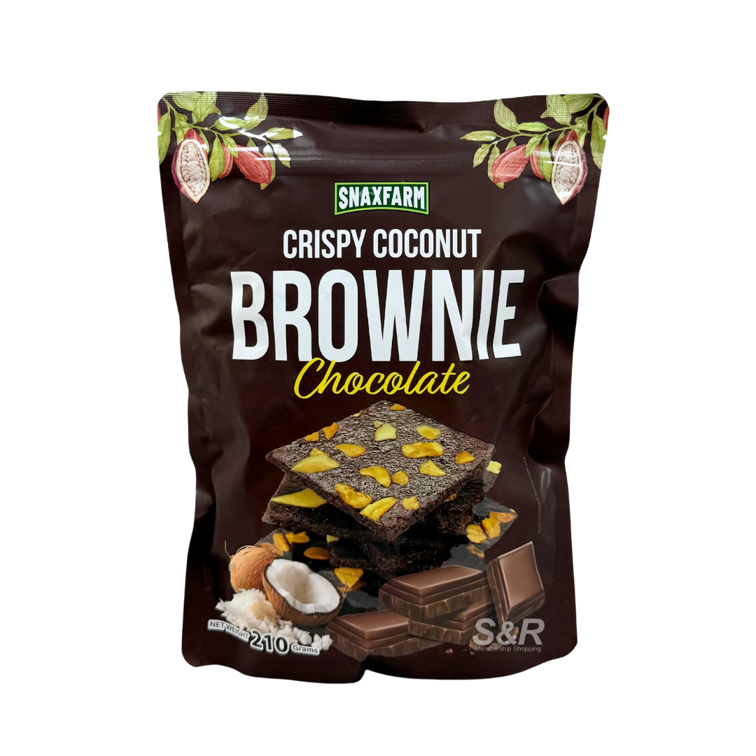 Snaxfarm Crispy Coconut Brownie Chocolate 210g